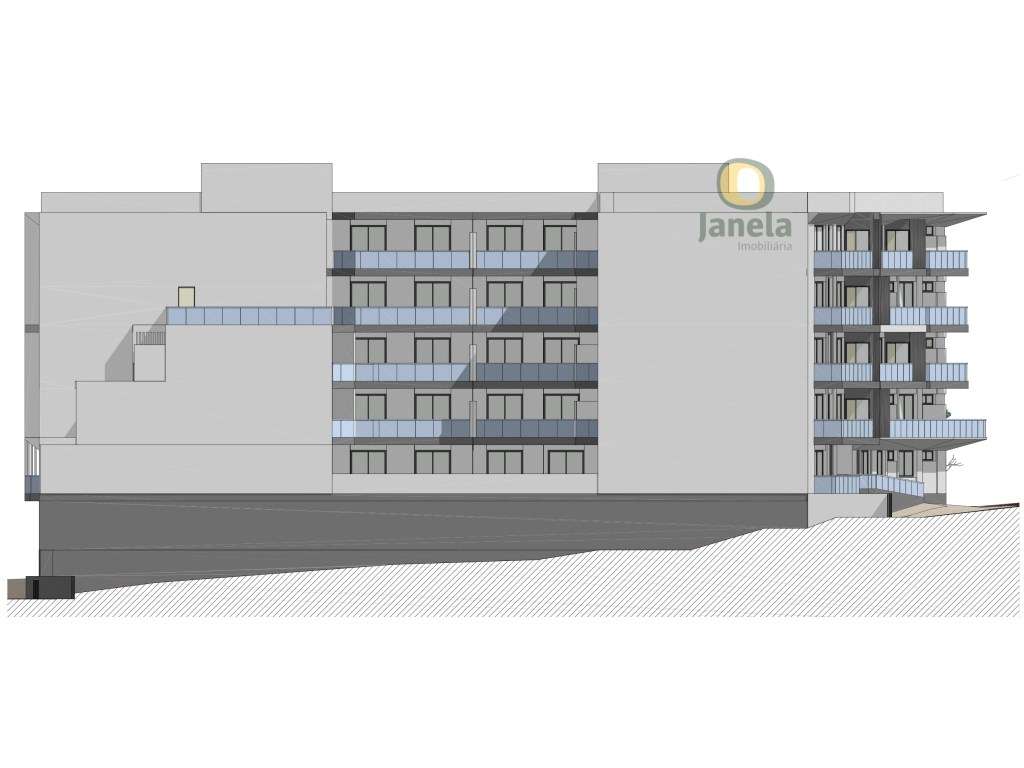 Terreno com Projeto Aprovado para 46 Apartamentos em Quarteira-3