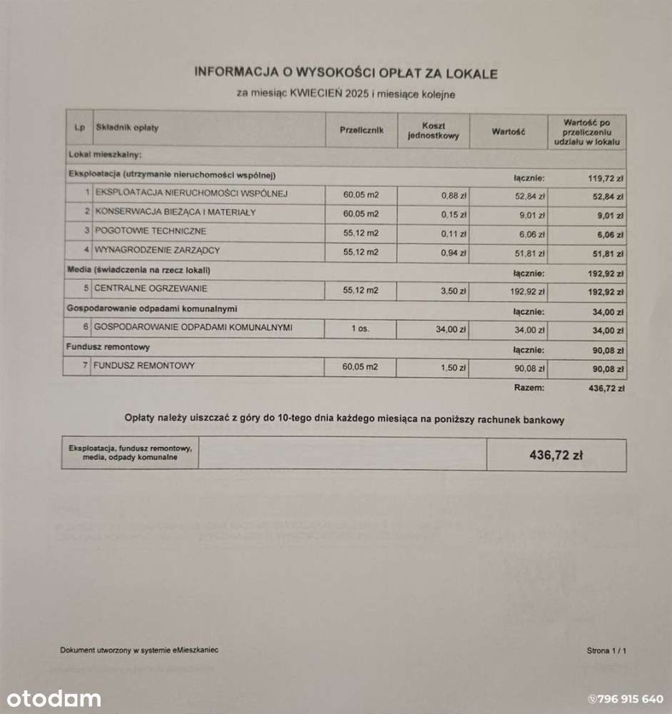 55m2 / 2 pokoje / super stan / Centrum / 2005r. - Pełny obrazek: 4/14