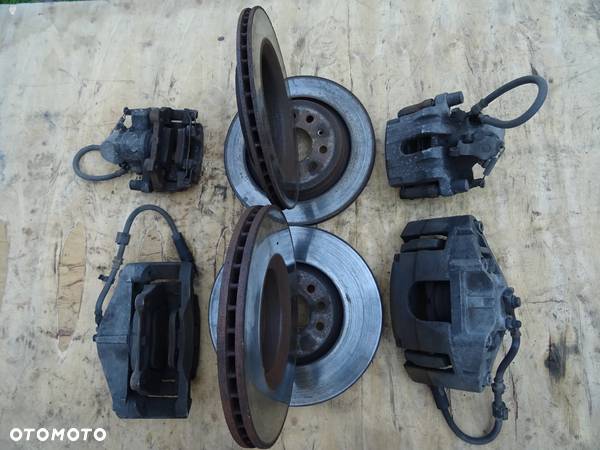 Hamulce swap Opel Vectra C Signum przód 314 mm tył wentylowane 292 mm zaciski jarzma tarcze - 7