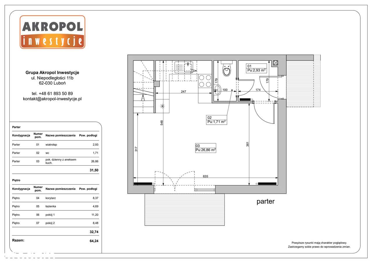 Zielniki obok Środy Wlkp. | dom 3-pok. | M 13/1 - Pełny obrazek: 2/6
