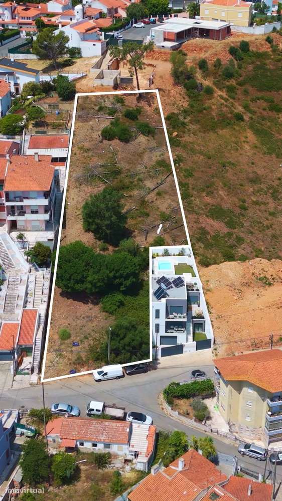Terreno Urbano de 1497 m2 com Alvará e Vista Mar na Galiza, Estoril-3