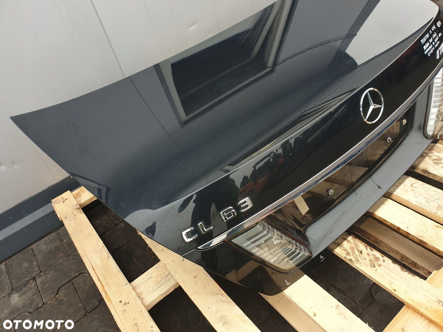 Mercedes CL W216 LIFT FL TYLNA KLAPA BAGAŻNIKA TYŁ - 3