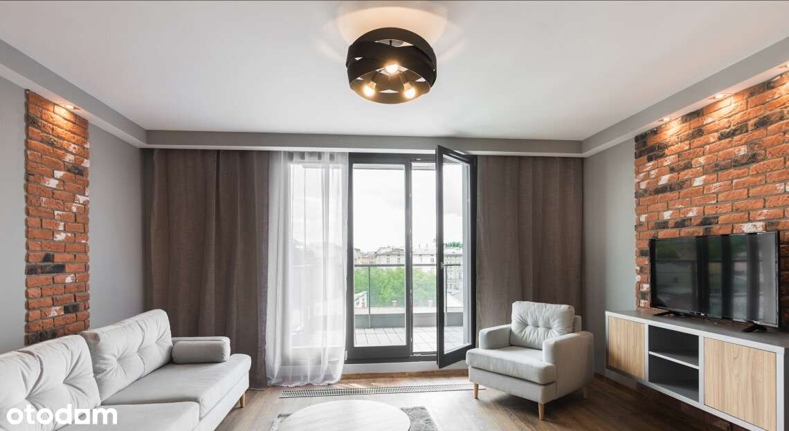 REZERWACJA Apartament 2-pok|Kazimierz|Apartamentowiec|Taras z widokiem - Pełny obrazek: 3/13