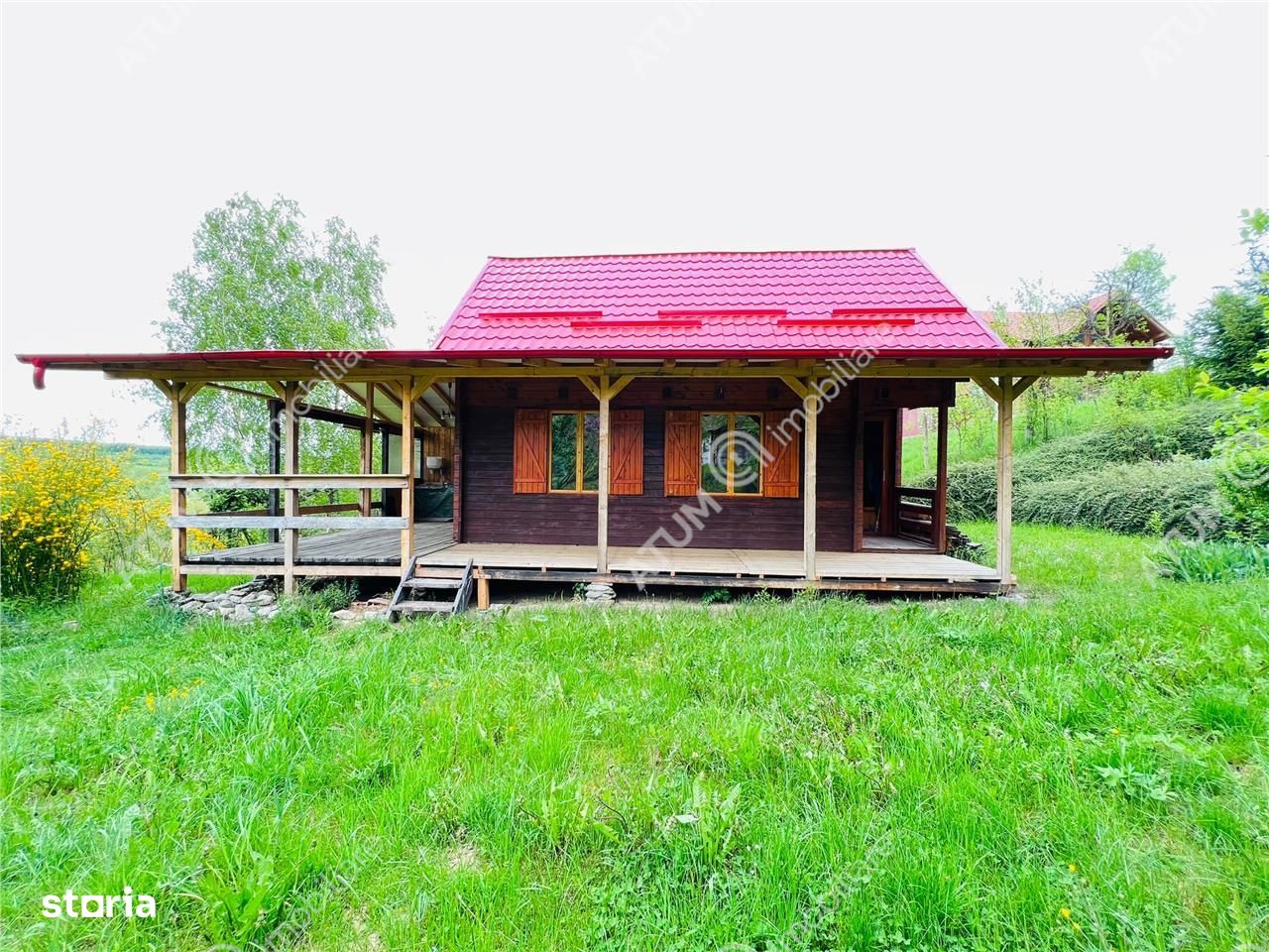 Cabana individuala cu 1226 mp teren zona Fantanele langa Sibiu
