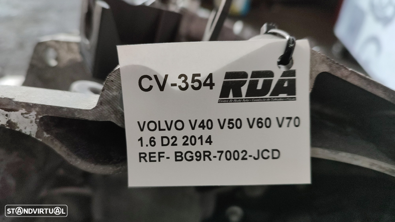 CV354 Caixa De Velocidades Volvo V40 V50 V60 V70 1.6 D2 Ref- BG9R-7002-JCD - 5