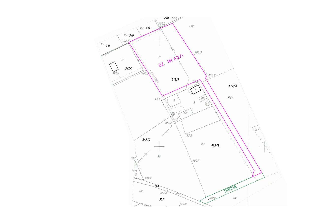 Działka budowwlana, uzbrojona w m. Niwka - Pełny obrazek: 1/8