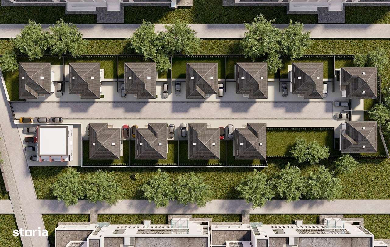 Case individuale cu 4 camere + mansarda. Teren  235-360 mp - Imagine principală: 4/20