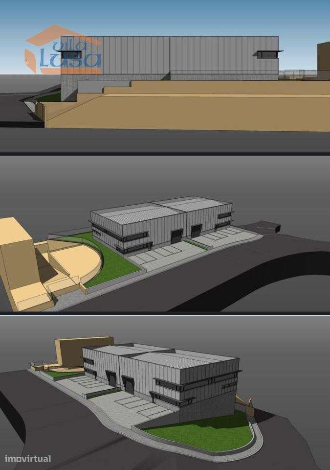 Terreno com 1.498 m2 Zona Industrial de canelas para a construção d... - Grande imagem: 2/12