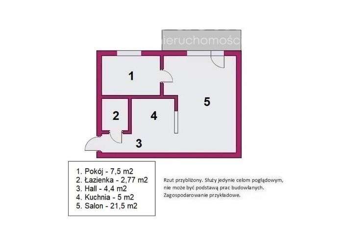 Na sprzedaż, słoneczne 2 pokojowe mieszkanie.-9