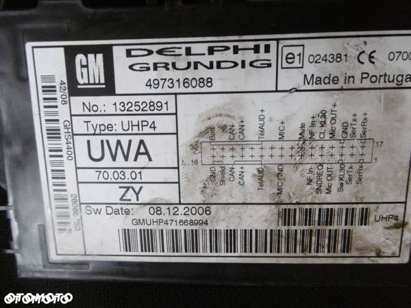 OPEL VECTRA C ZAFIRA B MODUL BLUETOOTH 13252891 - 2