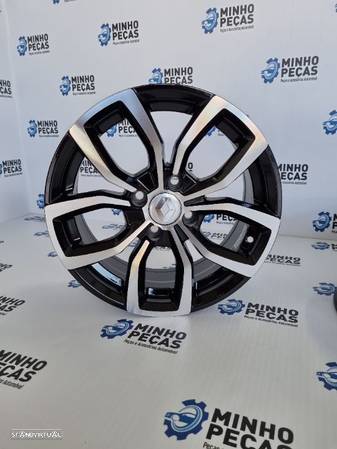 Jantes Renault Clio em 15 (4x100) Black Polish - 8