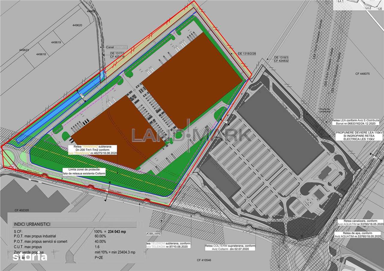 COMISION 0% Teren cu PUZ industrial in zona Calea Sagului - Imagine principală: 2/2