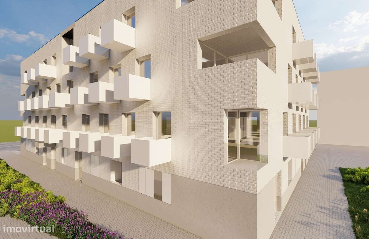 Apartamento T2 novo com piscina e garagem-31