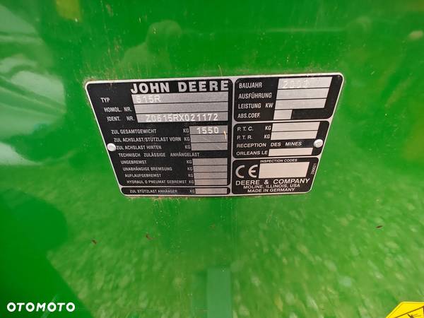 John Deere 615R, 4.6m, 2002rok, heder - 2