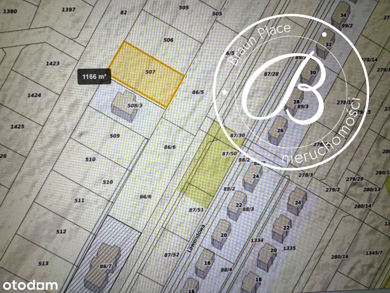 Kiełpin, gm. Łomianki, ul. Brzegowa/Chabrowa, 1150 m²,Media,MPZP - Pełny obrazek: 4/13