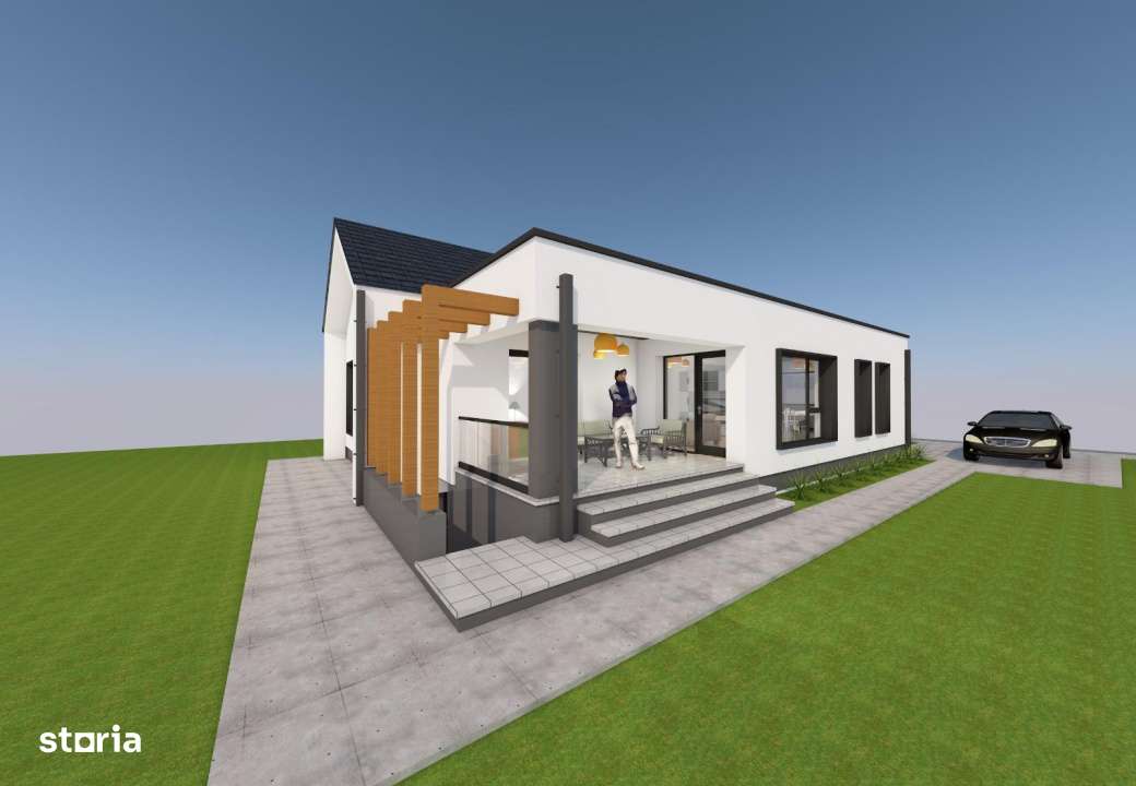 Casa individuala la cheie, 120 mp utili, teren 375 mp,Cartier Cetate, - Imagine principală: 5/12