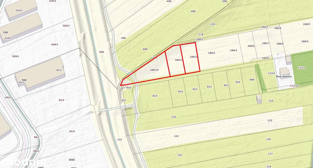 Działki budowlane z potencjałem inwestycyjnym – Kokotów, gm. Wieliczka - Pełny obrazek: 4/7