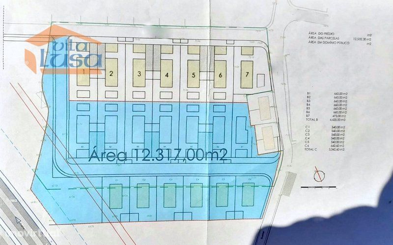 Terreno com 12.317 m2 no centro dos Carvalhos para a construção de ...
