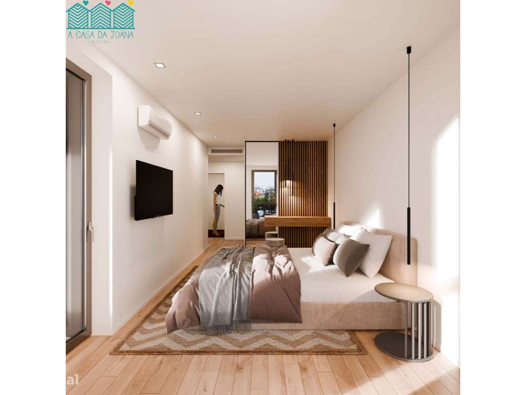 Apartamento T2 com Lugares de Garagem em São Bernardo-5