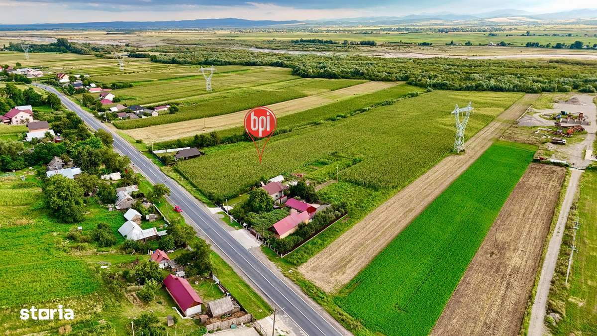 SE VINDE teren intravilan de 1,05ha, cu deschidere de 28ml la E85 - Imagine principală: 5/15