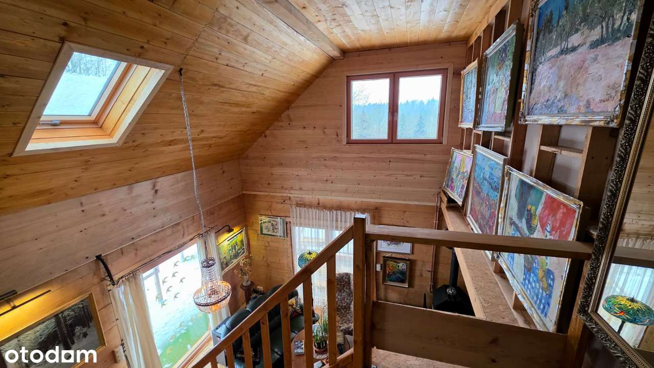 Dom z bala świerkowego | 187 m2 | Chojnik, gm. Gromnik-16