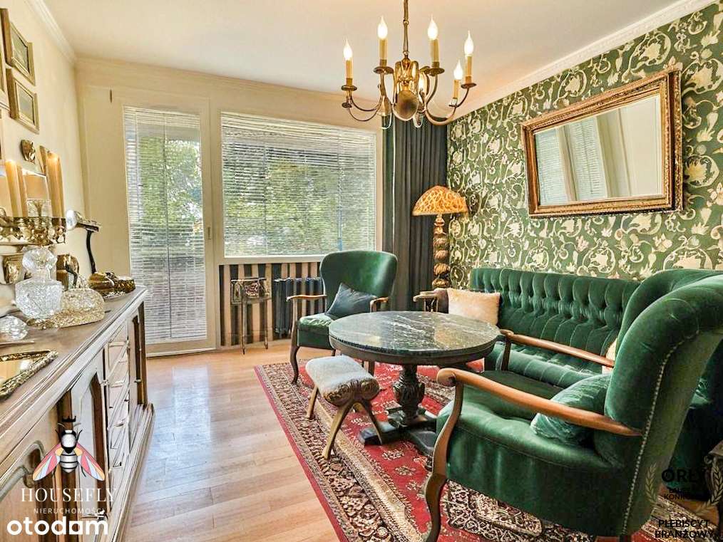 Klimatyczne 3 pokoje na drugim piętrze - Pełny obrazek: 1/9