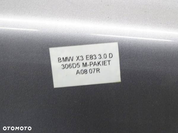 DRZWI PRAWY PRZÓD PRAWE PRZEDNIE BMW X3 E83 A08 - 8