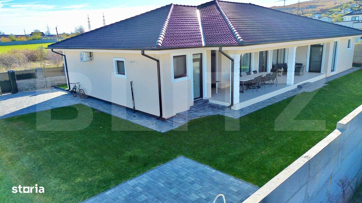 Casa superba, pe un singur nivel, 284 mp, mobilata lux – Exclusiv pr - Imagine principală: 2/19