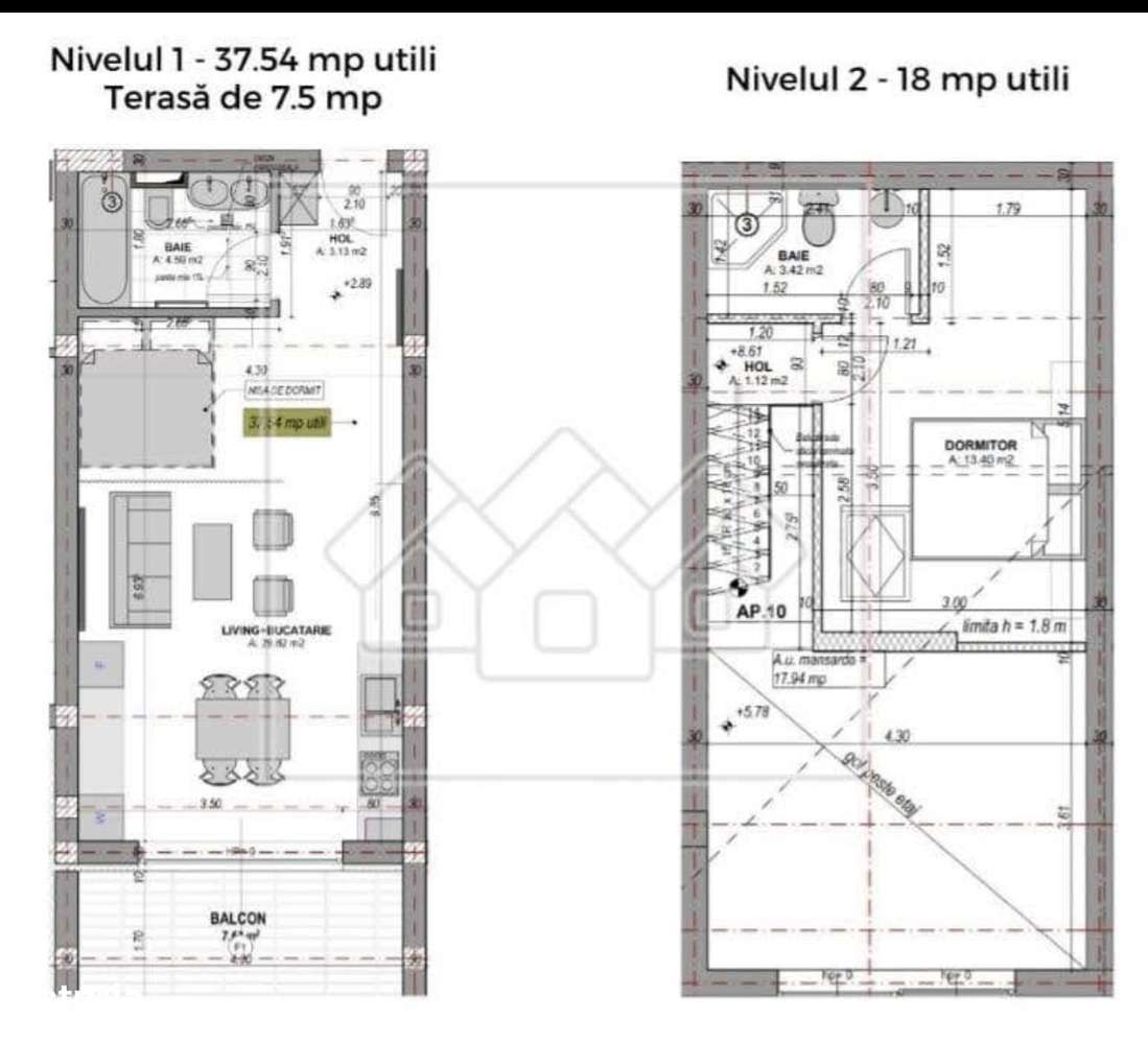 Apartament 2 camere, 2 bai, terasa - mobilat modern, parcare-9