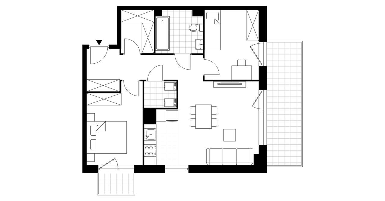 Kalaminta | mieszkanie 3-pok. | 29_ 4 - Pełny obrazek: 4/7