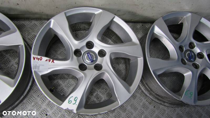 VOLVO V40 II FELGI ALUMINIOWE 7JX17 TE50 5X108 31381859 - 4