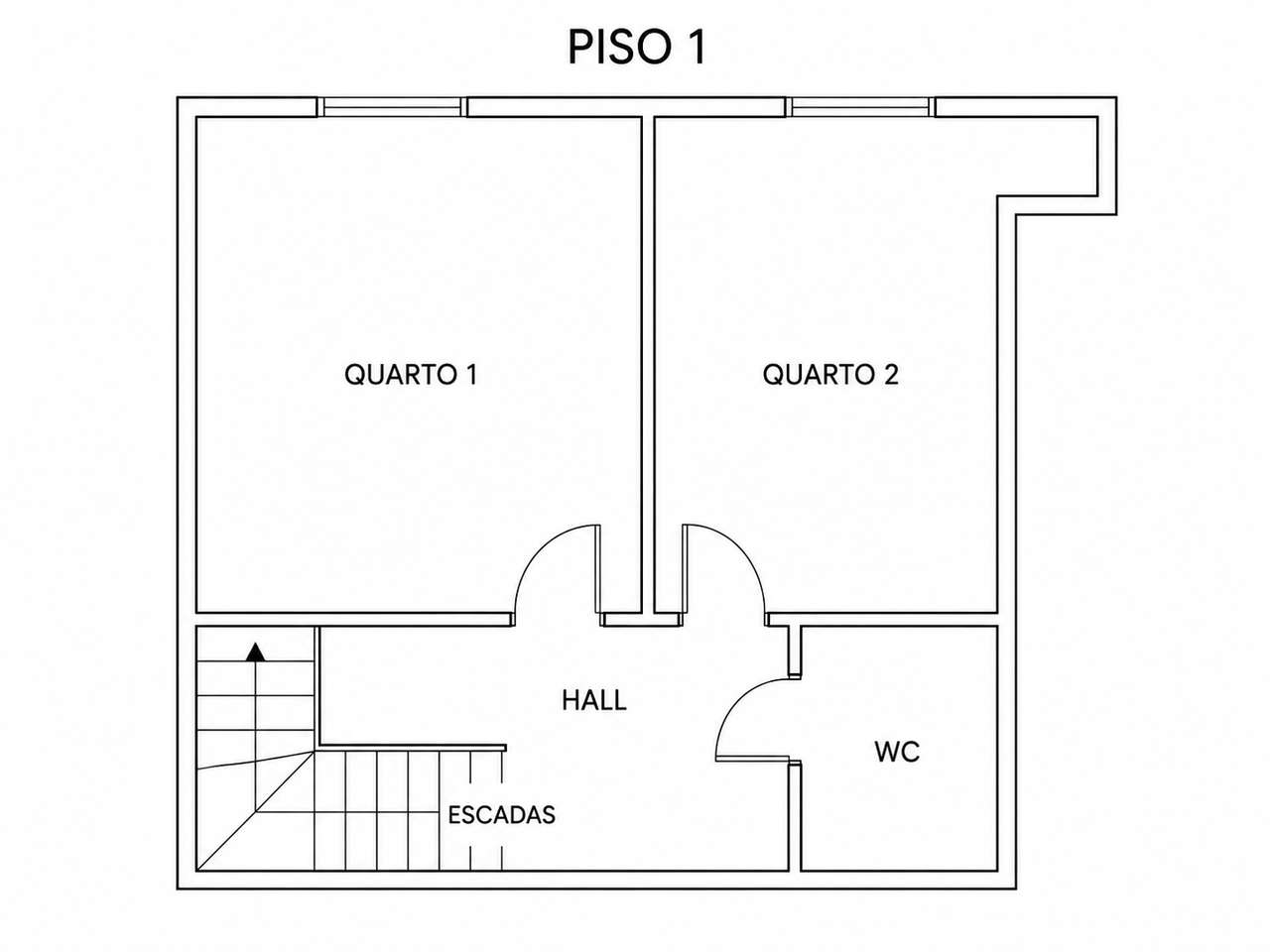 Apartamento T2 Duplex, em S. Vicente - Braga-39