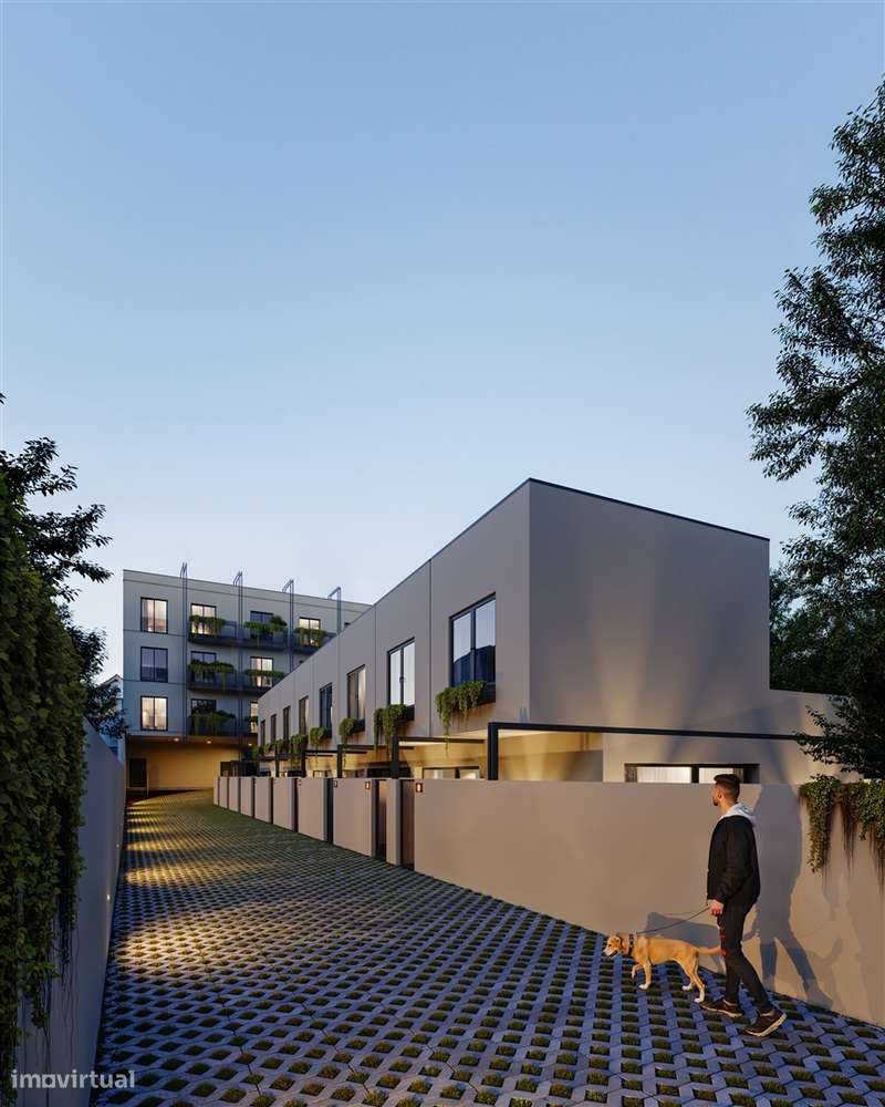 Apartamento T1+1, com terraço, Valadares-6