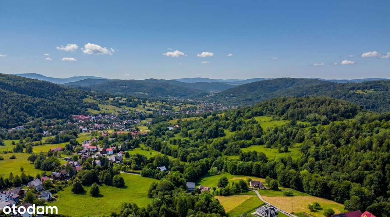 Działka budowlana 6 arów – Korbielów, u stóp Pilska-2