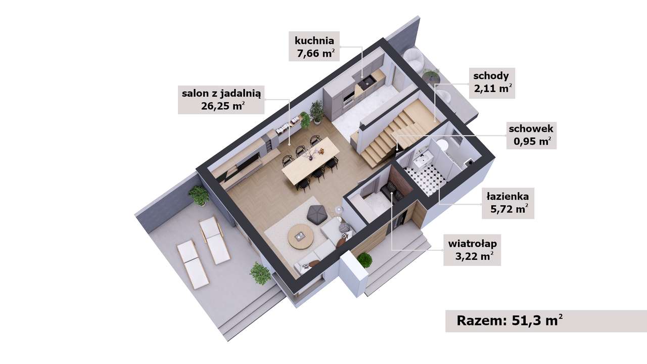 Nowy dom 100m2 stan deweloperski Kostomłoty Pierwsze gaz, rekuperator-5