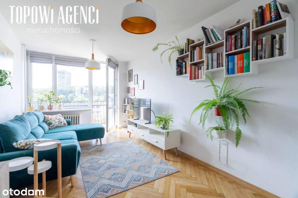 2 pokoje 49,5 m2, Solec 54, winda balkon Metro Cnk-1