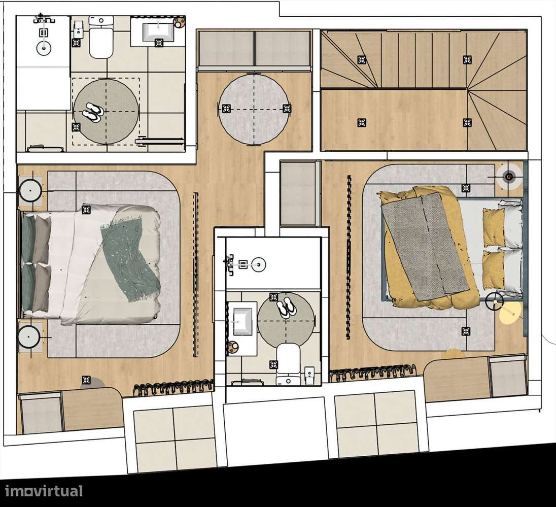 APARTAMENTO T3  com vistas de mar e rio,  como novo, Situado no Bai...-23