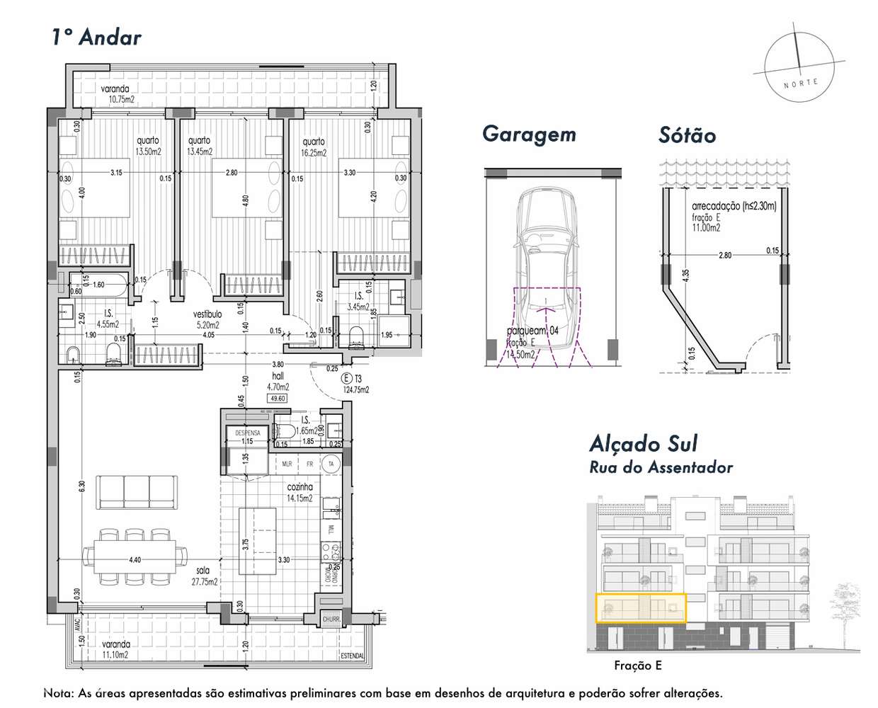 Apartamento T3 + 1 Duplex com Varanda Ampla e Garagem | Olive 344 – Pi-40