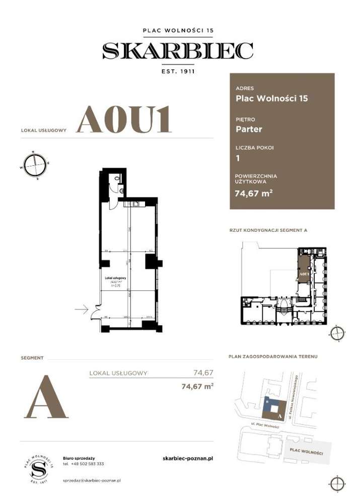 Skarbiec - Plac Wolności 15 | lokal usługowy A0.U1 - Pełny obrazek: 4/9