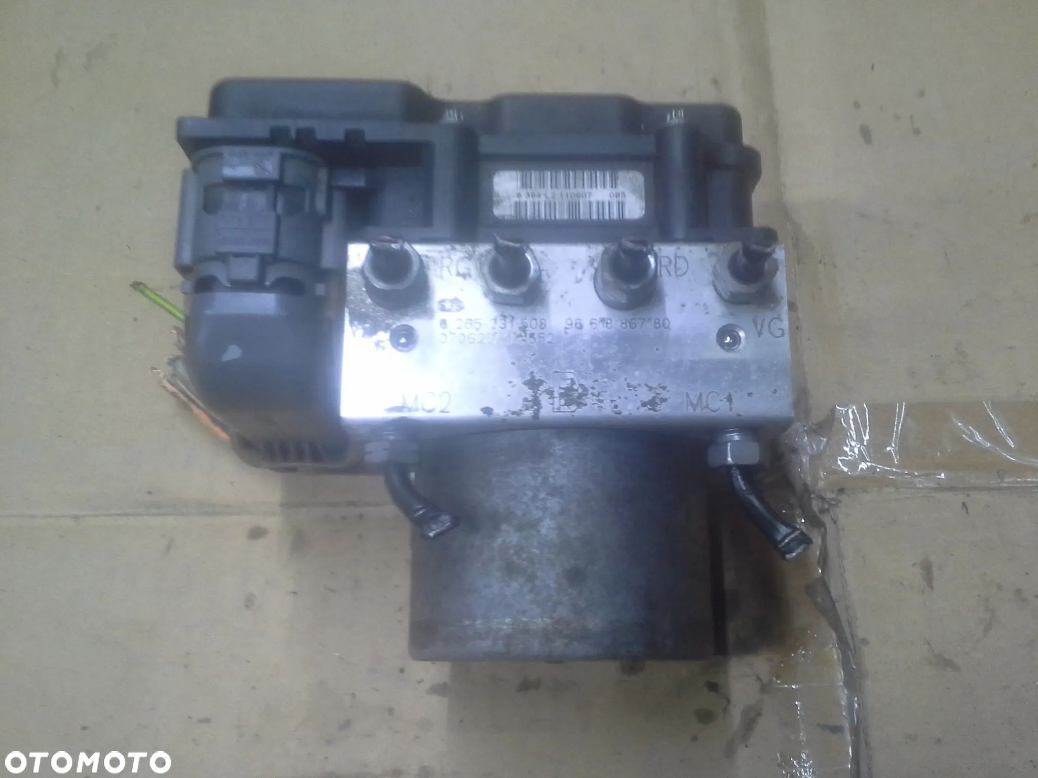 Peugeot 307 1.6 HDi pompa abs 9663345480 0265231508 - 5