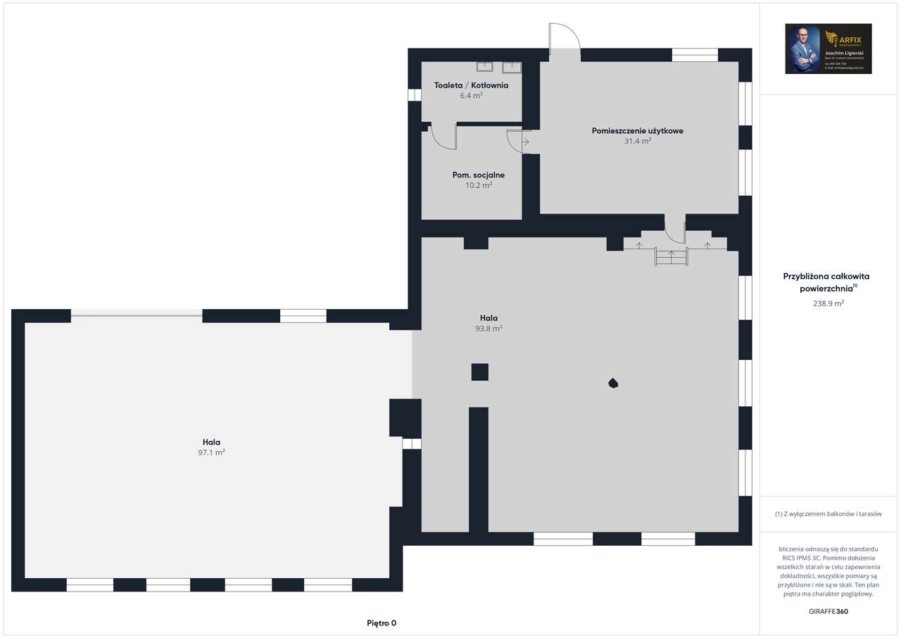 Hala produkcyjno–magazynowa z komfortowym mieszkaniem na piętrze-13