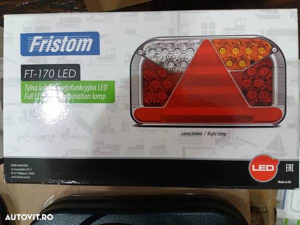 Lampa spate 240x140, 7 functii, iluminare numar, LED, dreapta, FT-170 Fristom, FT 170 - 12