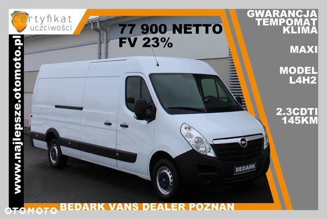 Opel Movano L4H2 MAXI BiTURBO gwarancja klima tempomat - 1