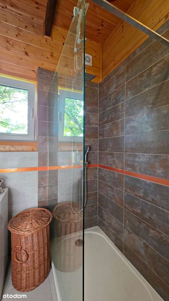 Drewniany dom, Krajobrazowy Park Wzniesień Łódzkich, Ługi-12