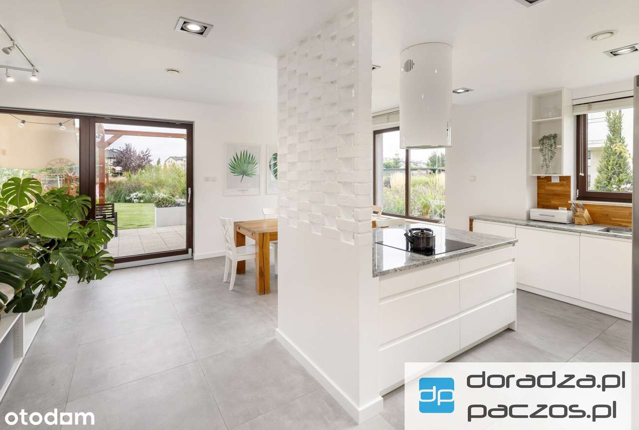 Stylowy Bliźniak z Bajecznym Ogrodem/ 163 m2/ 5 pokoi/ garaż/POD LASEM-3