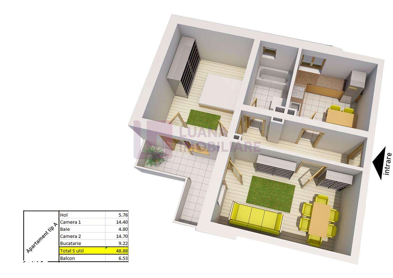 Apartament 2 camere INTABULAT | NOU | Deventer | parcare privata | la-9