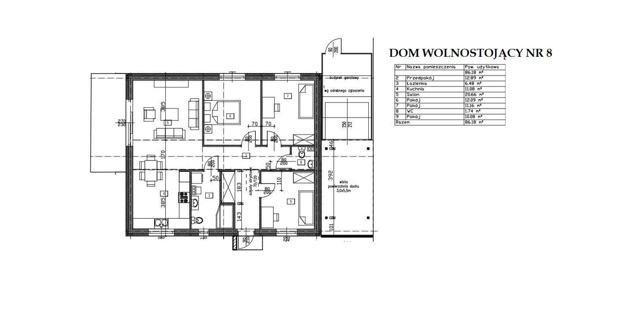 Nowe parterowe domy z pompą, fotowoltaiką, ogrodem-18