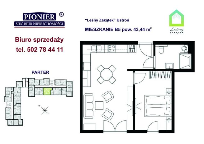 B05- apartament u podnórza Lipowskiego Gronia