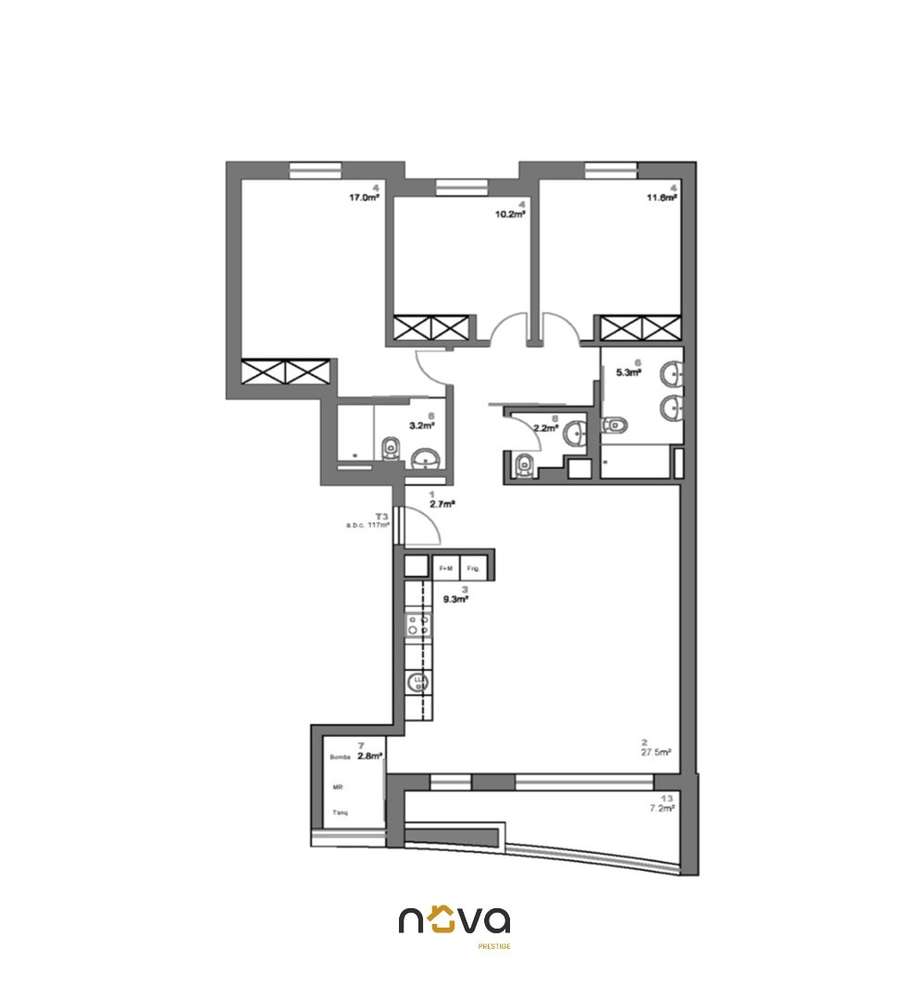 Apartamento T3 junto à praia na Póvoa de Varzim | NOVA PRESTIGE-27