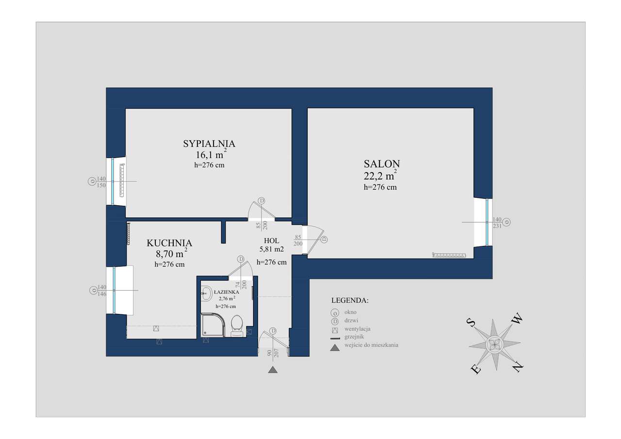Duże 2-pokojowe mieszkanie po remoncie | Strzelecka, Praga-Północ-11